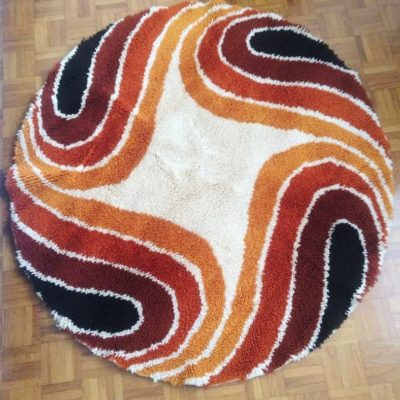 Tapis laine mèche longue 1970