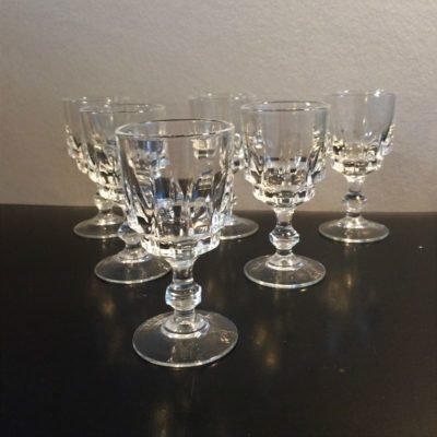 Ancien Verres à liqueur Luminarc vintage