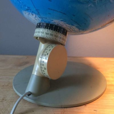 globe terrestre made in Danemark vintage