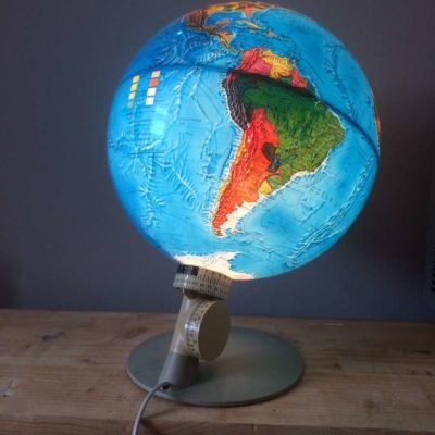 Ancien globe terrestre scan globe