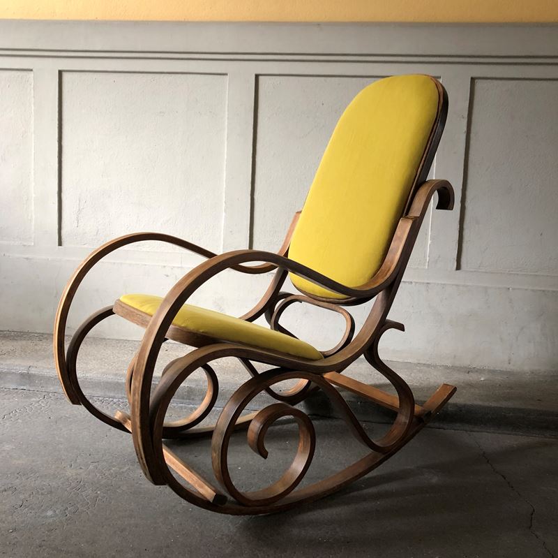 fauteuil a bascule vintage Brocante vintage en ligne