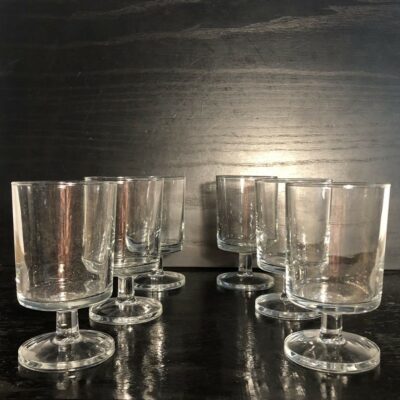 Verres cavalier vintage